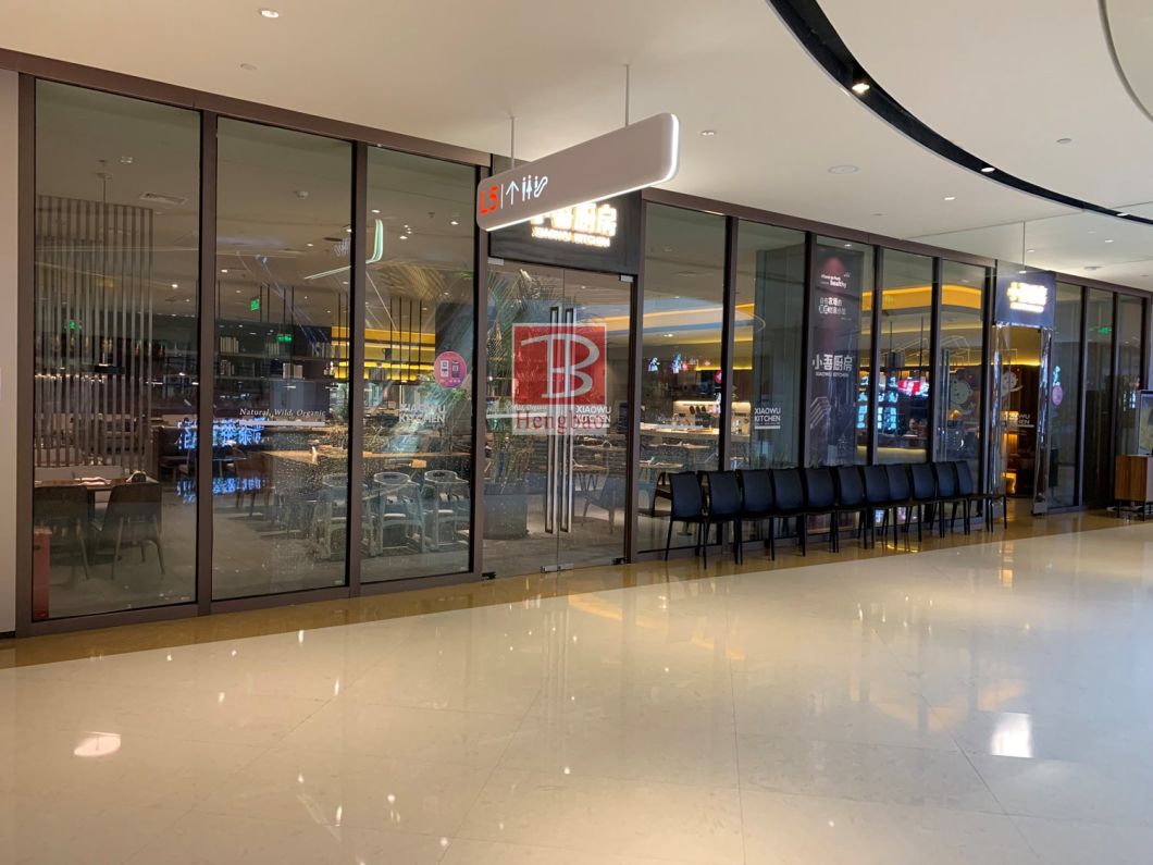 Fire resistant Glass partition Mampara de cristal resistente al fuego