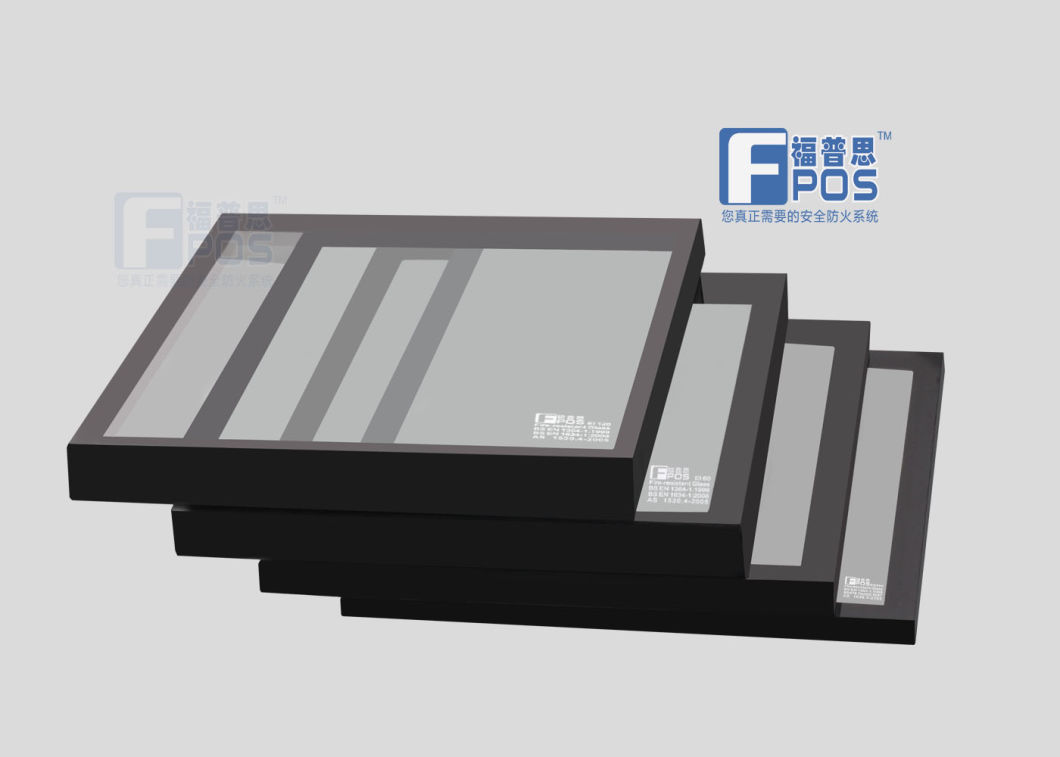 Fire rated glass Vidrio resistente al fuego